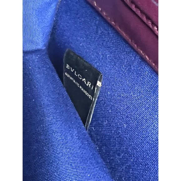 Bvlgari Calfskin Small Serpenti Forever Snake Plum Crossbody Bag - Picture 8 of 12